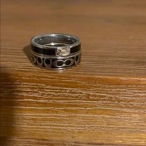 Women’s size 7 stackable coach rings